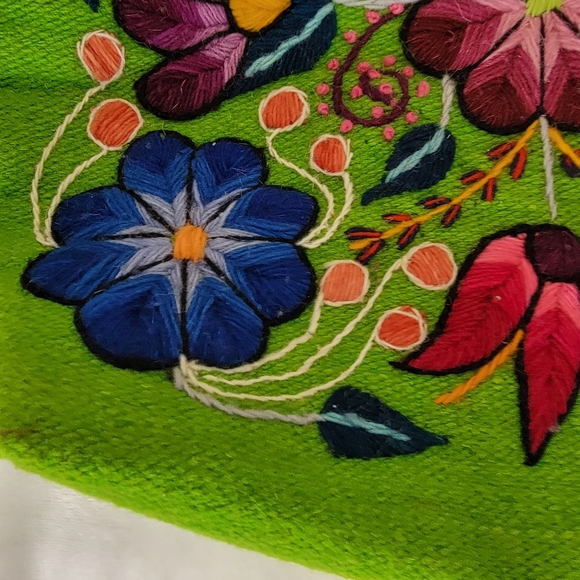 Embroidered wool bag - Picture 7 of 13